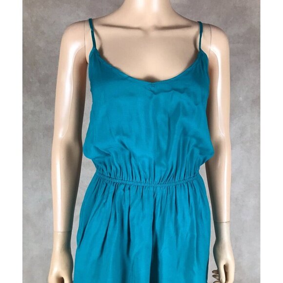 ULTRA FLIRT Juniors' Turquoise Sleeveless Romper w/Cinched Waist NWT Small - Picture 2 of 9
